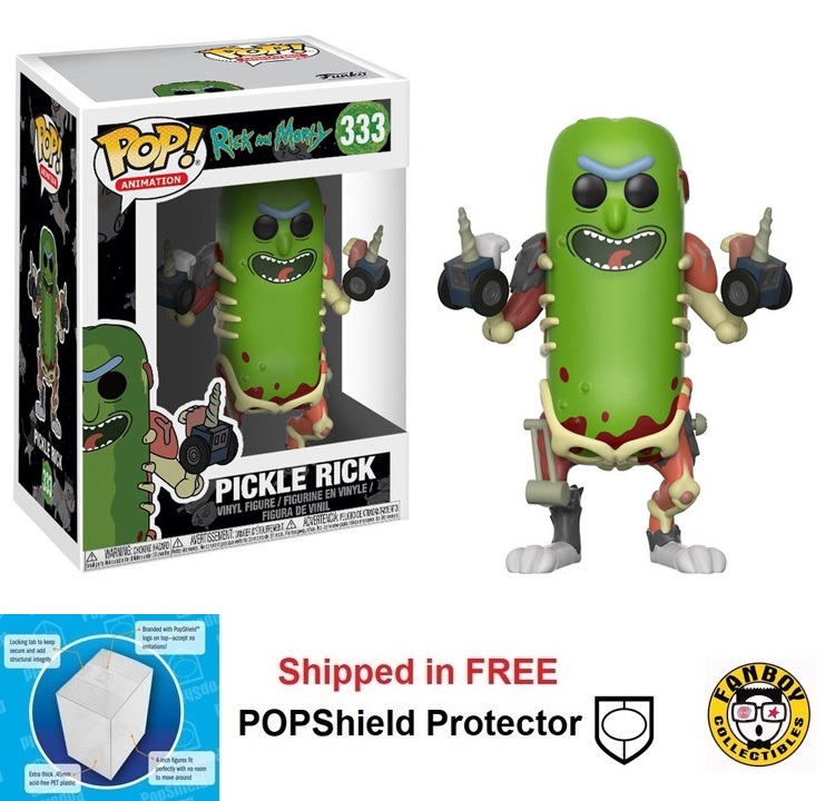 Funko POP Animation Rick and Morty Pickle Rick #333